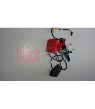 Parada de emergencia con pinza sujeción y cuerda (2ª) Technogym JOG EXCITE 500