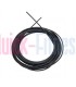 Rollo de cable de acero plastificado negro para máquinas de musculacion y fitness
