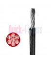 Cable de acero plastificado ideal para máquinas de gimnasio 5 mm