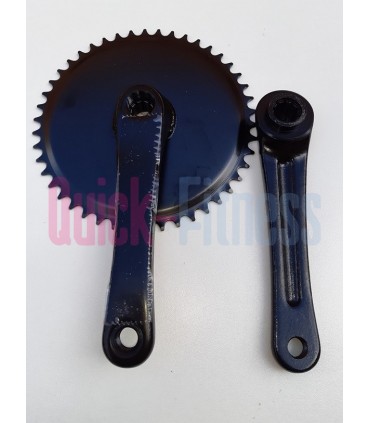 juego de bielas Isis 10 puntas para bici spinning GAC BK 102 Recambios