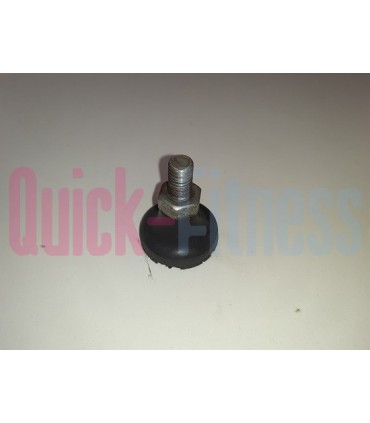 Pata niveladora spinning M10 Base goma (2ª) Paso europeo