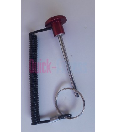 recambio pincho selector de placas con cordón para máquinas de musculación