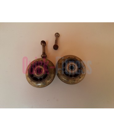 Ruedas de transporte bici Sportsmaster (par) Recambios spinning