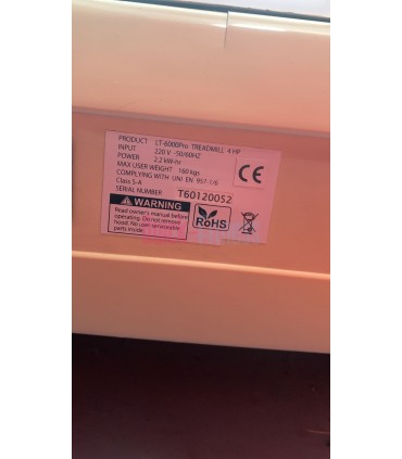 repuesto banda para cinta de correr Telju LT 6000Pro  Bandas TELJU