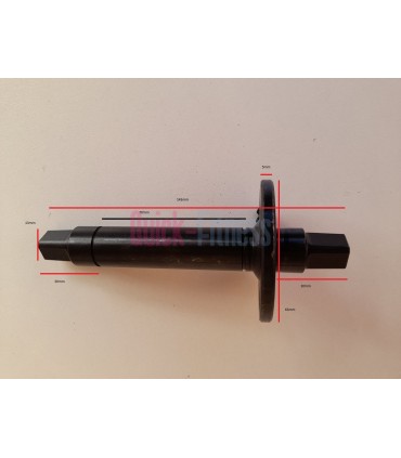 Repuesto Eje pedalier bici spinning BH H9162 SB 2.2 Repuesto spinning BH