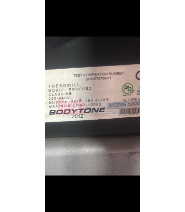 Repuesto Banda cinta de correr Bodytone PROPUS 2  Bandas a medida