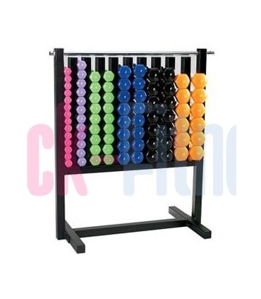 Soporte mancuernas Vinilo en Quick Fitness Peso libre.Mancuernas,barras