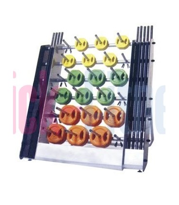 Soporte Discos/Barras (aprox.15 juegos)